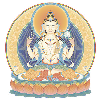 Buddha Avalokiteshvara - copyright