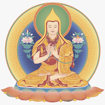 Buddha Je Tsongkhapa - copyright
